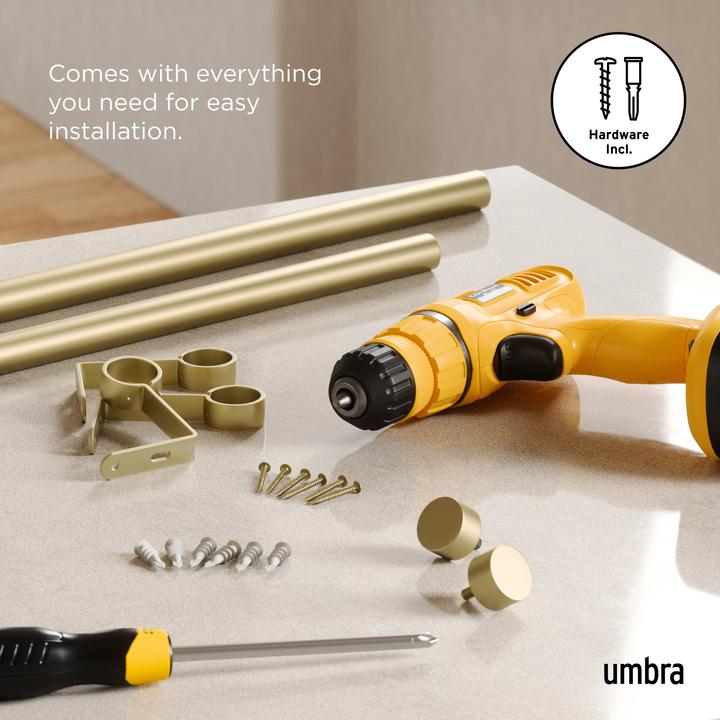 Produktbild Umbra CAPPA 1 ROD 91-168 BRASS