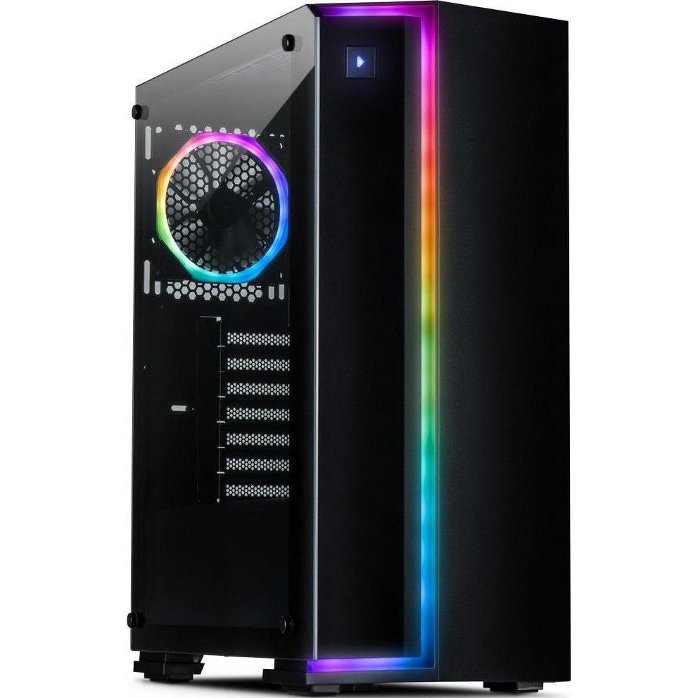Intertech S-3906 (ATX, mATX), PC Gehäuse, Schwarz
