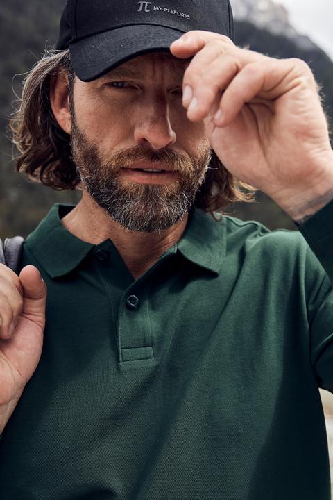 Produktbild JP1880 Poloshirt, Basic, Langarm, Piqué (L)