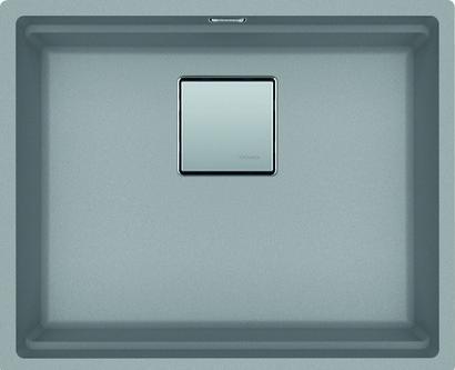 Immagine prodotto Franke Lavello da incasso Kubus 2 KNG 110-52, 125.0512.507, grigio pietra (Lavello montato, 31 cm, 52 cm)