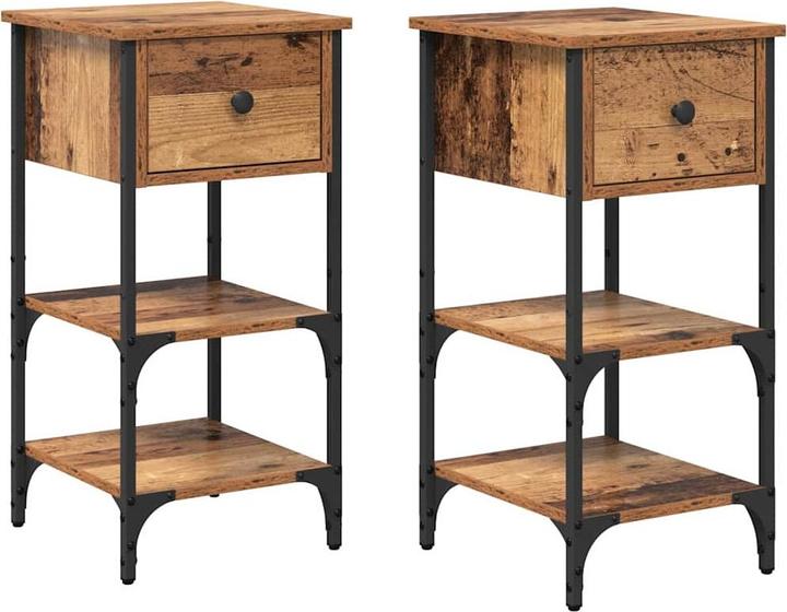 Actual product image VidaXL Bedside table (34 x 70 cm)