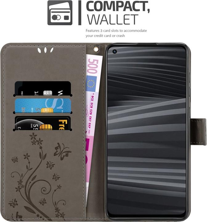 Image du produit Cadorabo Housse Flower Book pour Realme GT 2 / GT Neo 2 (Realme GT 2, Realme GT Neo 2)