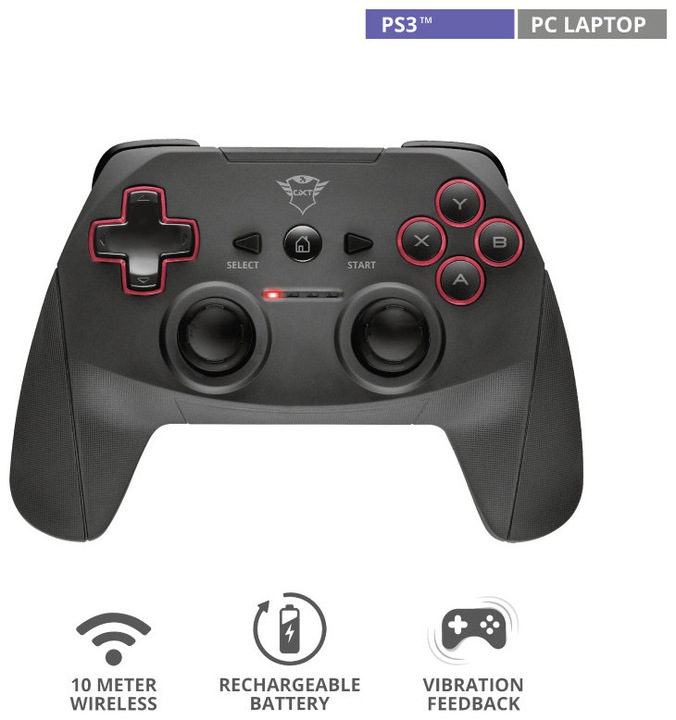 Produktbild Trust GXT 545 wireless Gamepad (PC, PS3)