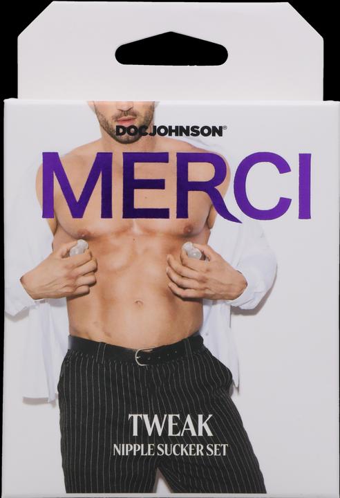 Actual product image Doc Johnson Tweak - Nipple Sucker Set - Clear