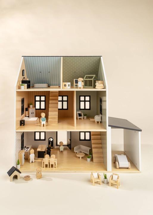 Immagine prodotto Coco Village Puppenhaus Aus, Möbel Und Zubehör Das Hauptschlafzimmer (9)