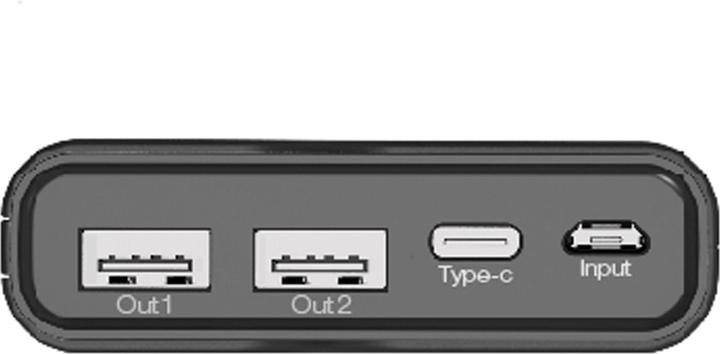 Actual product image RealPower PB-10000C (10000 mAh, 36 Wh)