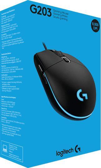 Produktbild Logitech G G203 Lightsync (Kabelgebunden)