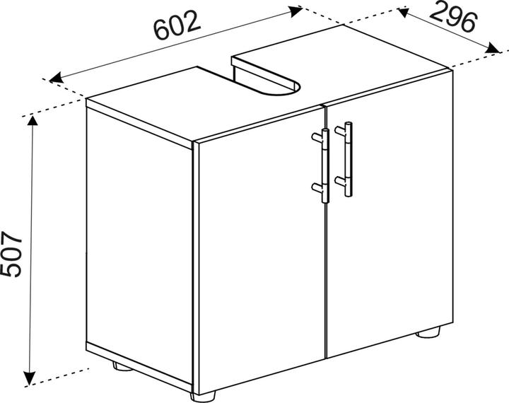 Actual product image VCM Flandu (60 x 30 x 51 cm)