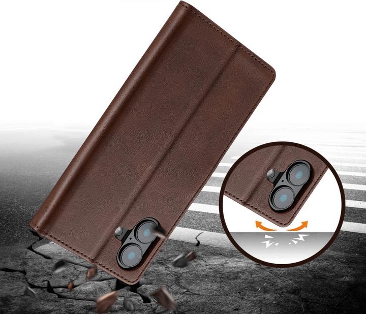 Produktbild Cover-Discount iPhone 16 Plus - LC.IMEEKE Leder Etui Hülle (Apple iPhone 16 Plus)