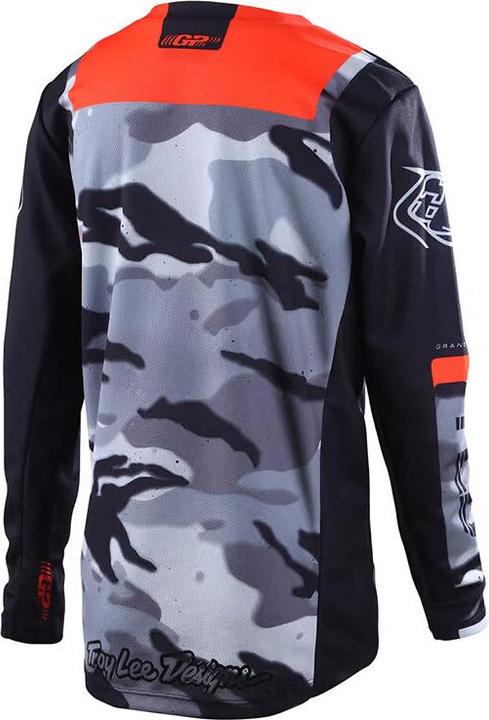 Produktbild Troy Lee Designs GP Jersey, Brazen Camo, black/orange, youth M (M)