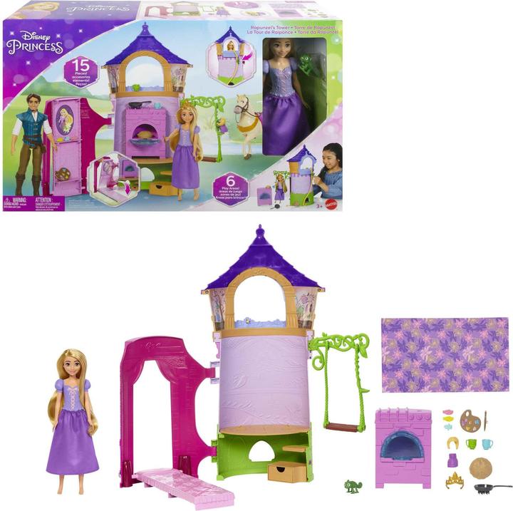Actual product image Mattel Disney Princess Rapunzel's Tower Playset