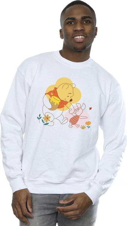 Actual product image Disney Mens Winnie The Pooh Piglet Sweatshirt (S)