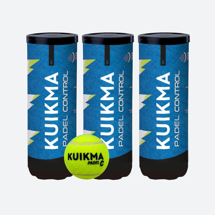 Kuikma Padelbälle Druckbälle drei 3er Dosen - Club