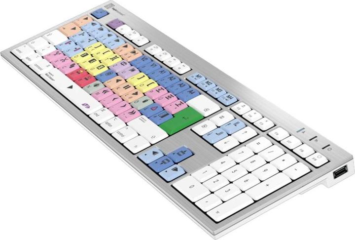 Produktbild Logickeyboard LKB-MCOM4-CWMU-DE. Tastatur Formfaktor: Standard. Tastatur-Stil: Gerade. Übertragungstechnik: Verkab (DE, Kabelgebunden)