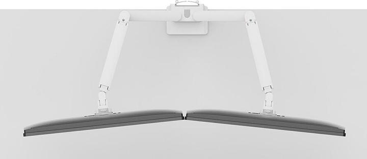 Actual product image Neomounts table mount duo 100x100 9kg/17-32"/white/fully moveable (Table, 35", 9 kg)