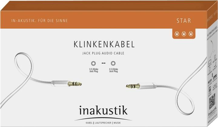 Produktbild Inakustik Star MP3 3.5mm Stereo-Klinken Anschlusskabel (3 m, 3.5mm Klinke (AUX))
