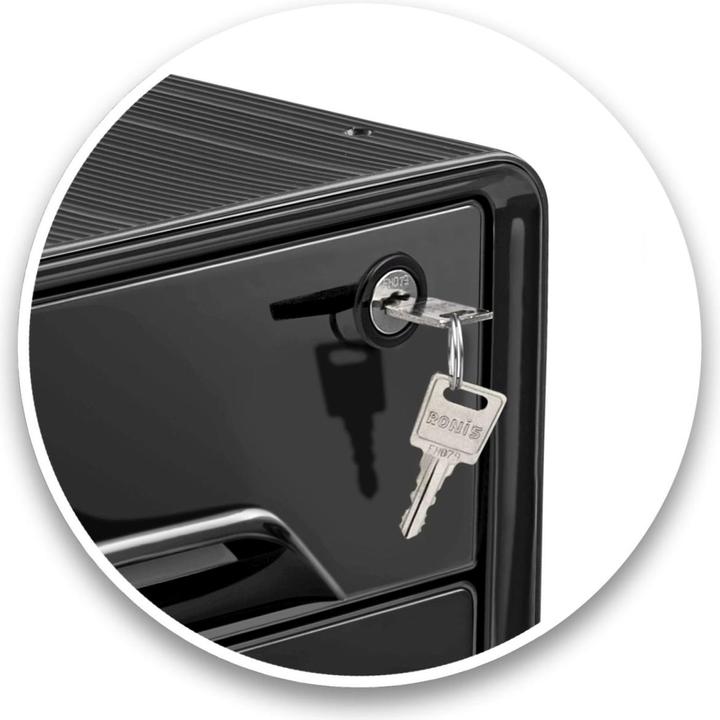 Productafbeelding Cep Smoove Secure ladebox zwart DIN A4 met 4 laden (A4)