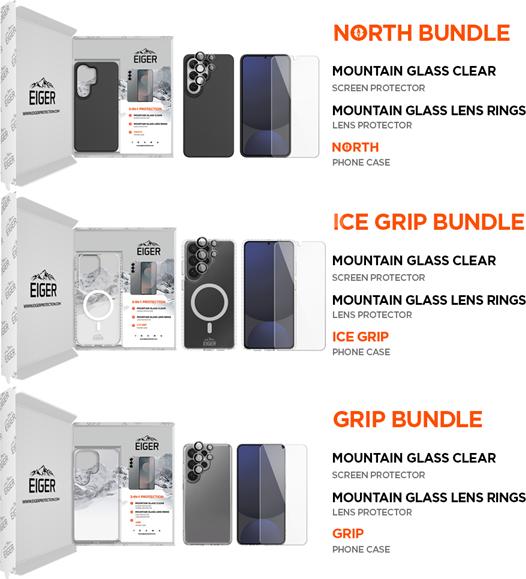 Actual product image Eiger Hülle, Display- & Linsenschutz (Samsung Galaxy S26 Ultra)