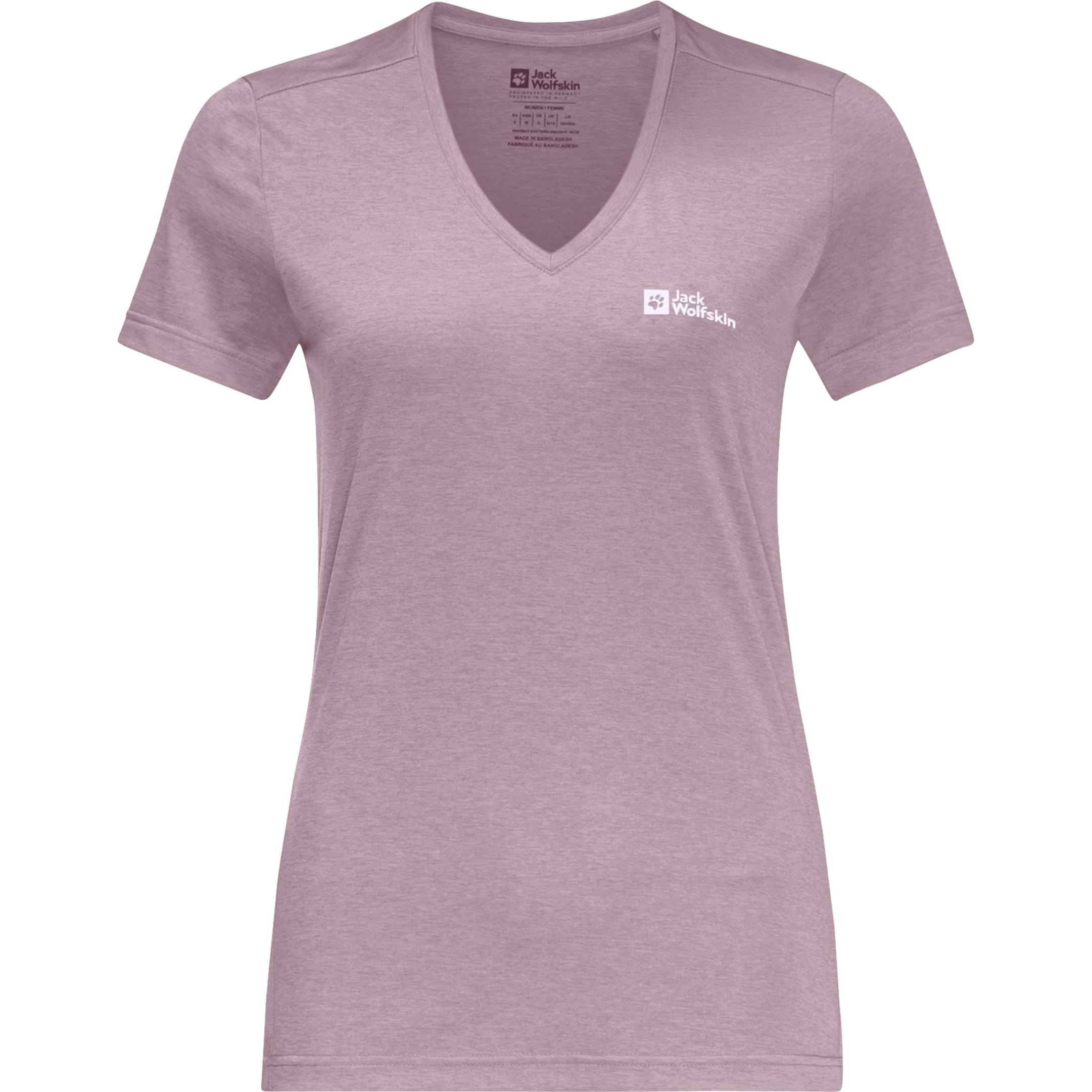 Jack Wolfskin, Damen, Sportshirt, Crosstrail T Women (M), Rosa, M