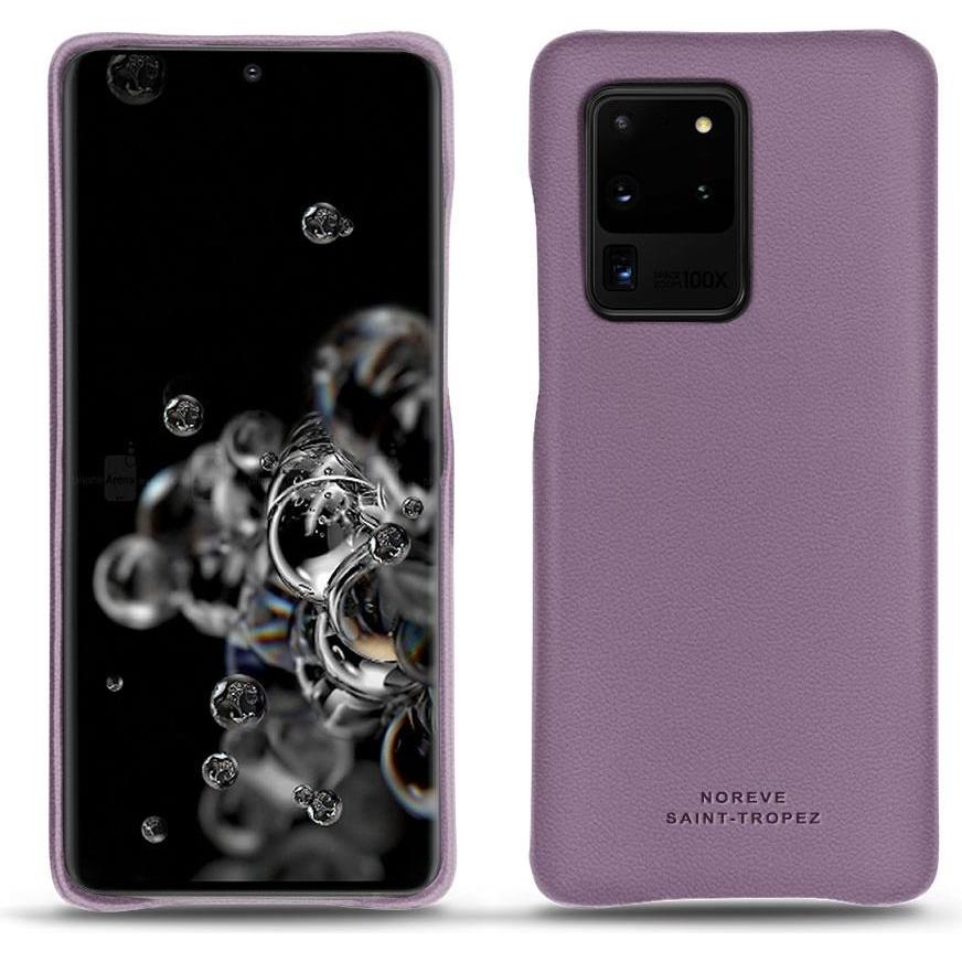Noreve Lederschutzhülle (Samsung Galaxy S20 Ultra 5G), Smartphone Hülle, Violett