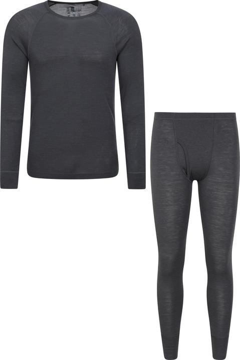 Actual product image Mountain Warehouse Mens Merino Wool Thermal Base Layers Set (XXS)