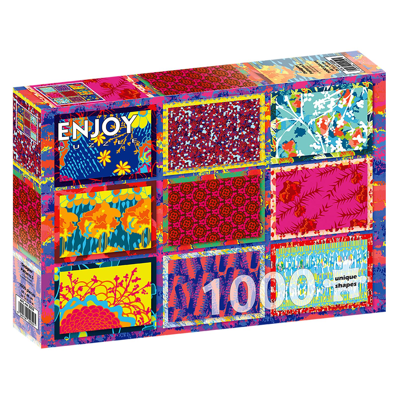 Enjoy Puzzle Enjoy-2059 - Designer Patterns 5, Legpuzzel, 1000 Stukjes (1000 onderdelen)