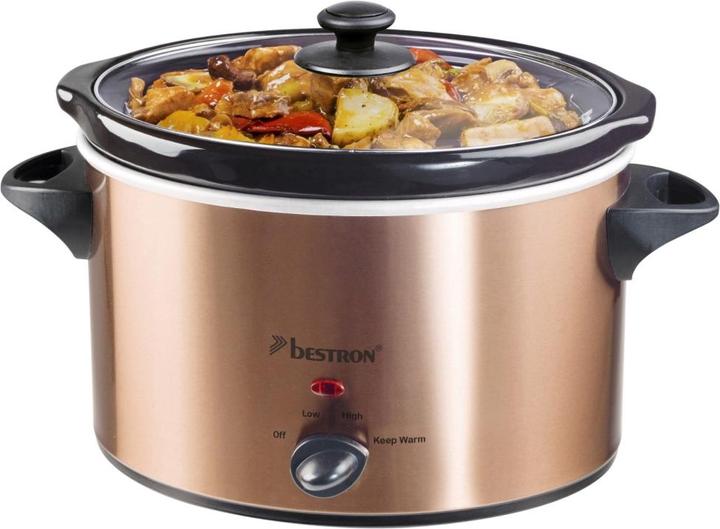 Produktbild Bestron Slowcooker 3.5 Liter, Kupfer