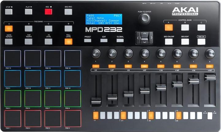 MPD 232 Pad Controller MIDI USB RGB Noir (Contrôleur)