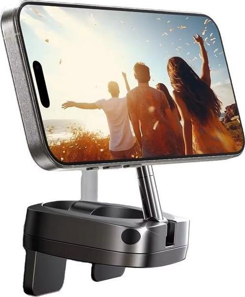 Image du produit Lisen Support universel pour smartphone pivotant à 360 degrés, pliable pour l'avion, le camping, le