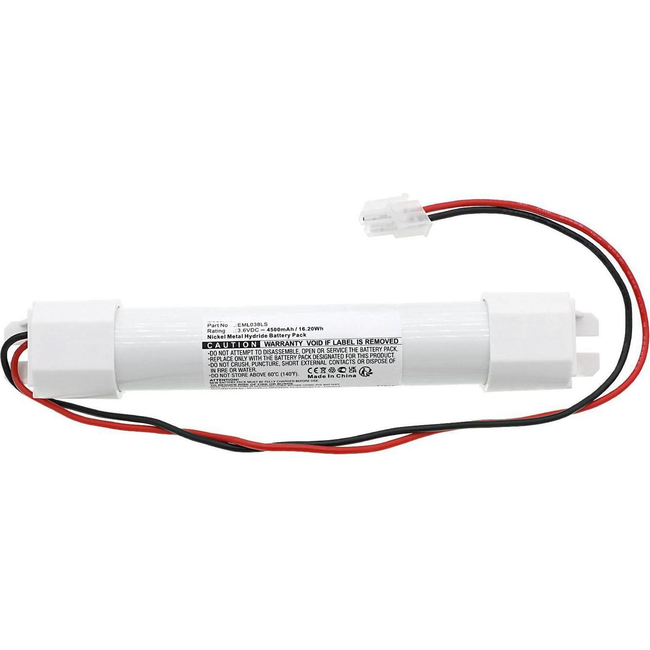 CoreParts Battery for Emergency Lighting (1 Stk., 4500 mAh), Batterien + Akkus
