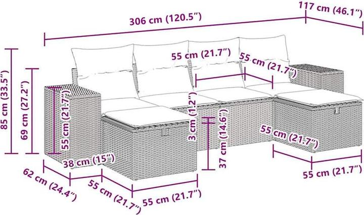 Produktbild vidaXL Callie