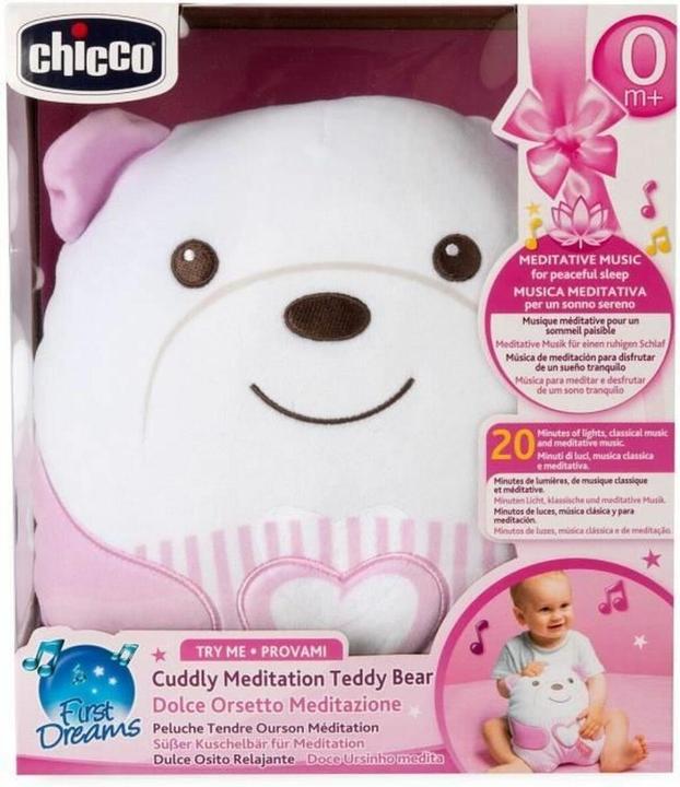Productafbeelding Chicco Cuddly Meditation Teddy Bear Pink