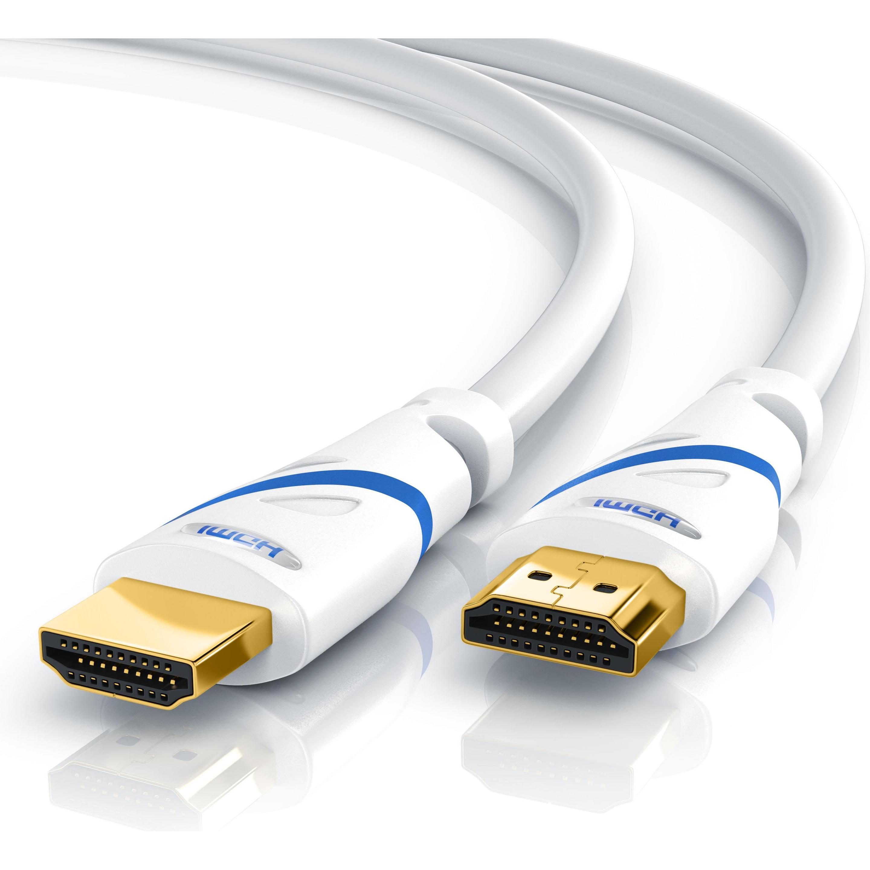 Primewire HDMI Kabel 2.0b - 4k 60Hz Ultra HD - Ethernet Highspeed - Full HD - 3D - ARC - 3 fach geschirmt (5 m, HDMI), V...