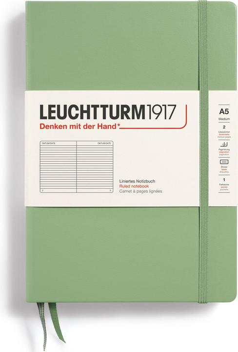 Produktbild Leuchtturm1917 Notizbuch (A5, Liniert, Harter Einband)