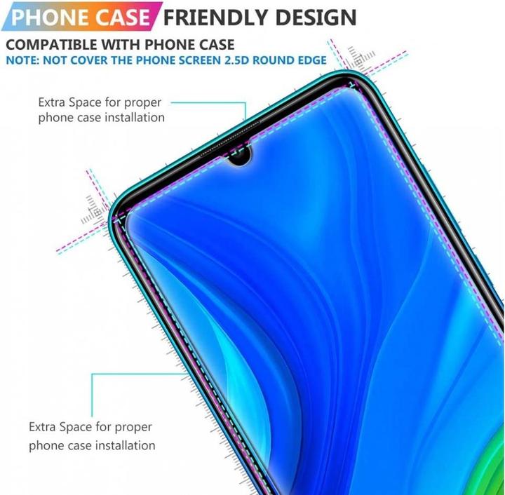 Produktbild Screenguard Huawei P Smart 2020 Panzerglas Schutzfolie Case Friendly Design (1 Stk., Huawei P Smart (2020))