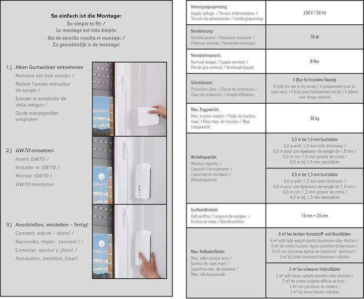 Actual product image Superrollo Belt winder