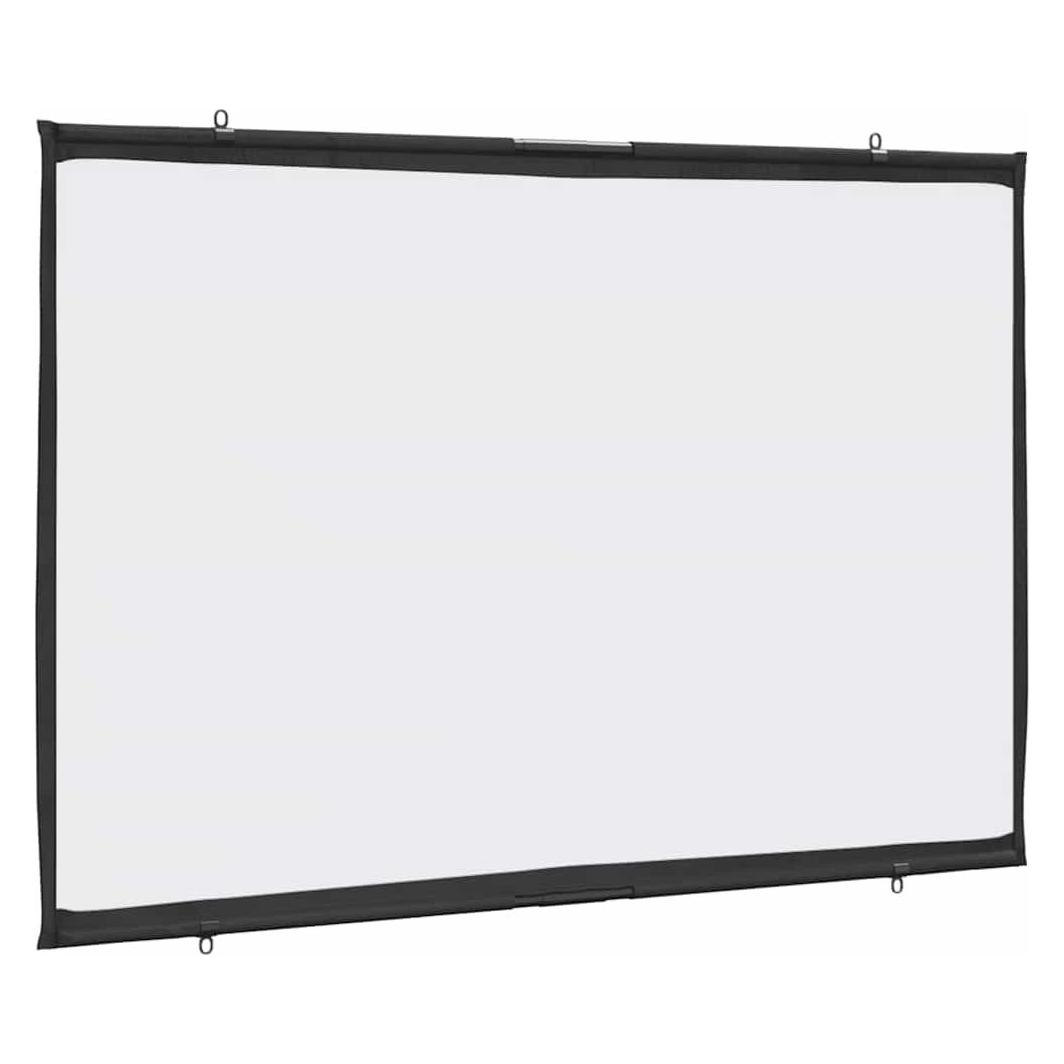 VidaXL Beamer Leinwand Wandhängend (72", 16, 9), Leinwand, Weiss