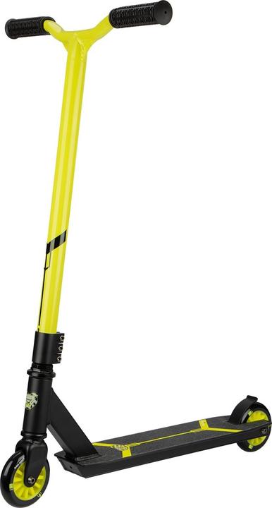 Actual product image Black Dragon Stunt Scooter - Vert Racer - Zwart/Fluorgeel