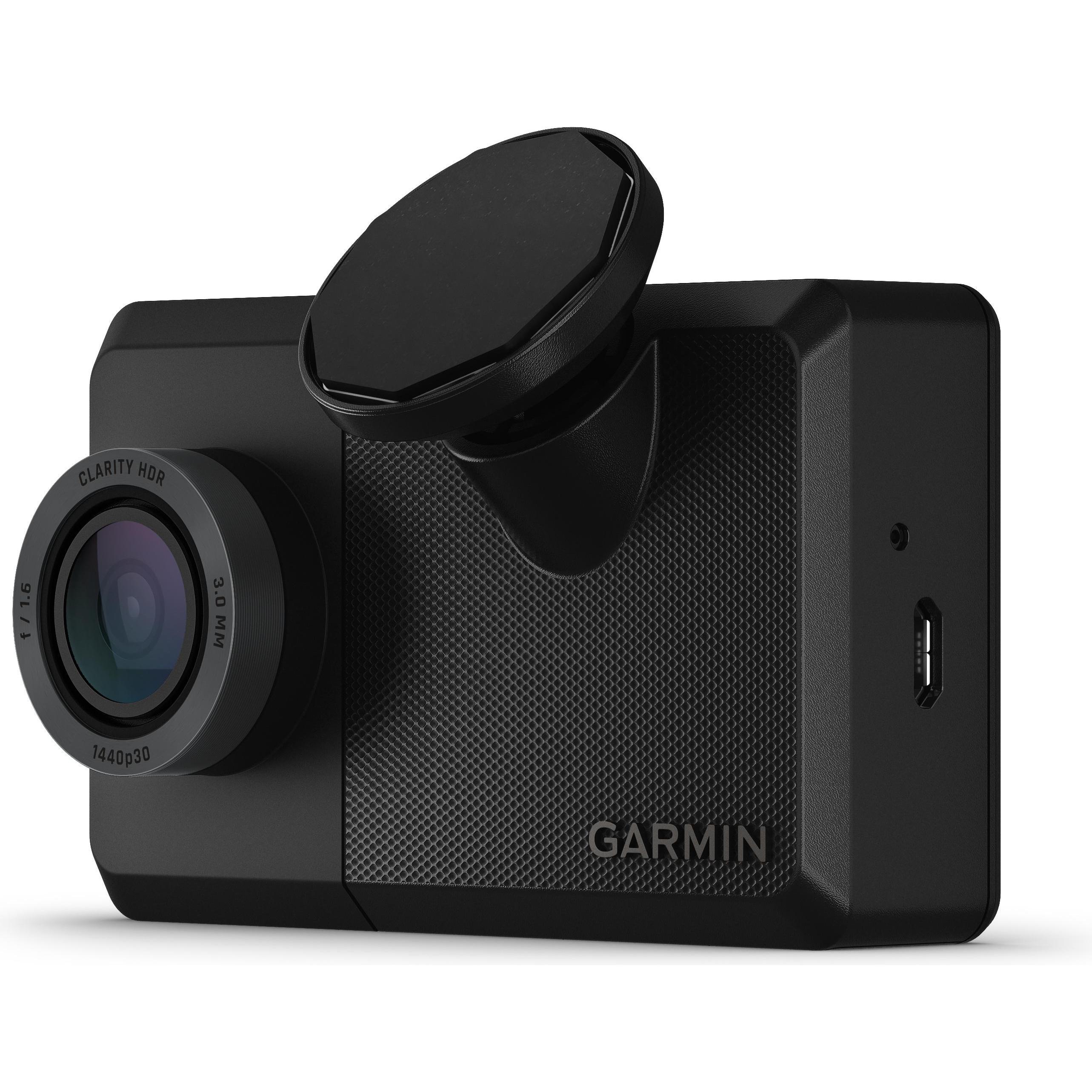 Garmin Live (Display integrato, WiFi, Ricevitore GPS, Microfono incorporato, Full HD), Dashcam, Nero