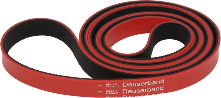 Produktbild Deuser Sports Band Light, schwarz/rot (1 m)