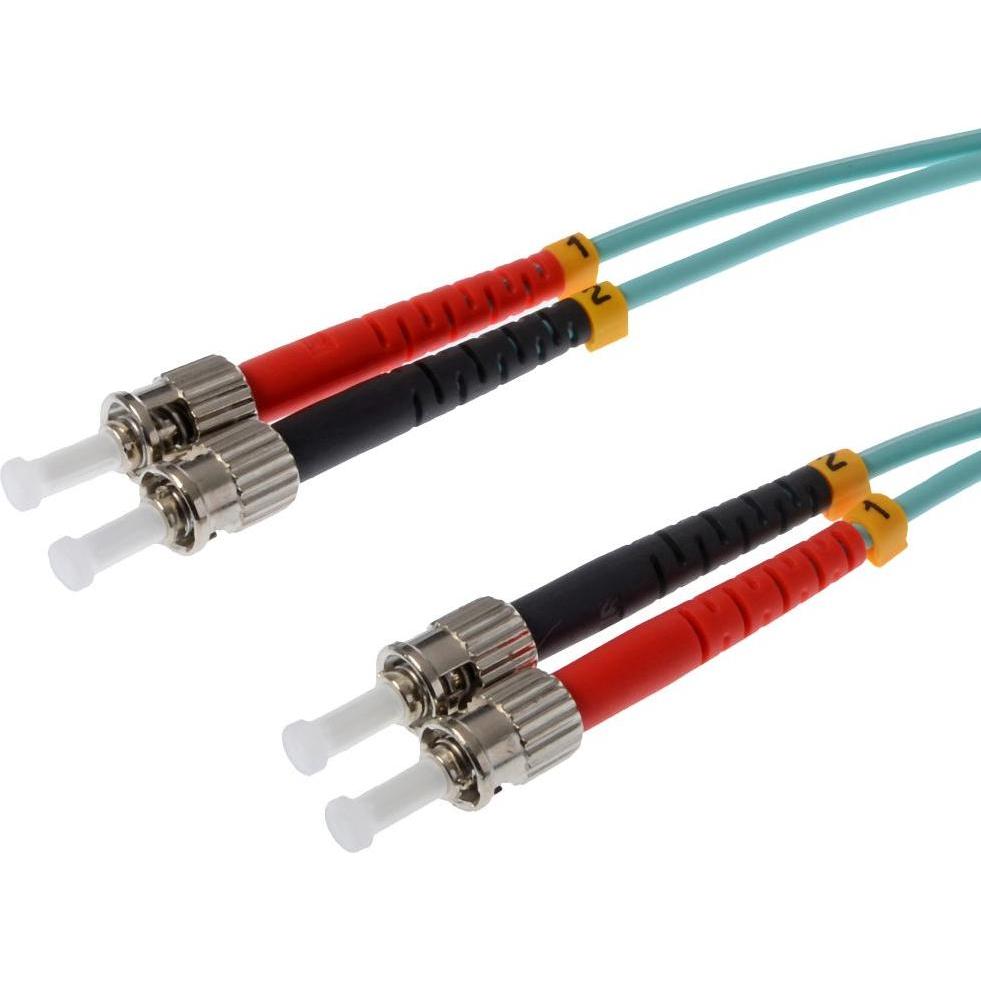 Helos Cavo patch ST multi-mode (M) a ST multi-mode (M) (CAT6, 7.50 m), Cavo di rete