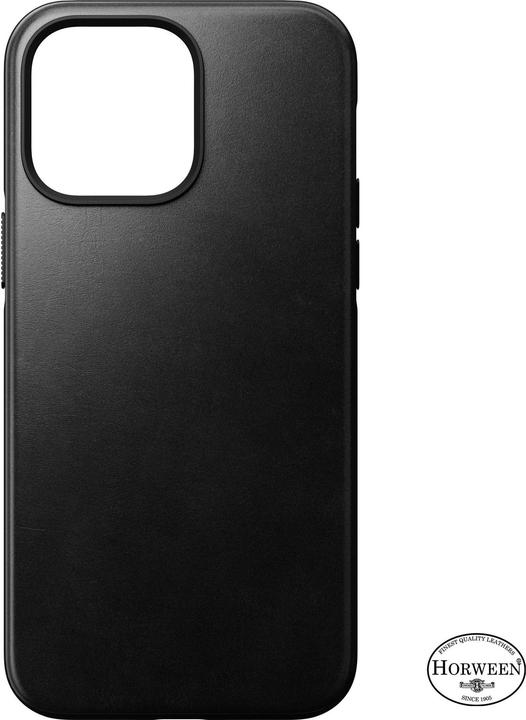 Produktbild Nomad Back Cover Modern Leather Horween iPhone 14 Pro Max Schwarz (Apple iPhone 14 Pro Max)