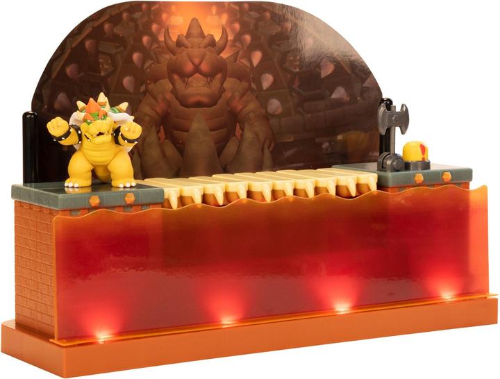 Image du produit Jakks Pacific Super Mario - 2,5 Deluxe Bowser Battle Playset (418604)