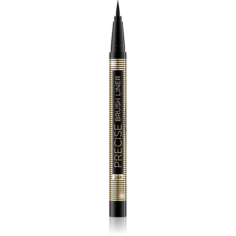 Eveline Schwarz Eyeliner + Kajal, Precise Brush Liner (Deep Black)