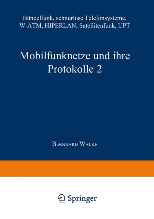 Produktbild Mobilfunknetze und ihre Protokolle 2 (Deutsch, Bernhard Walke, 2014)