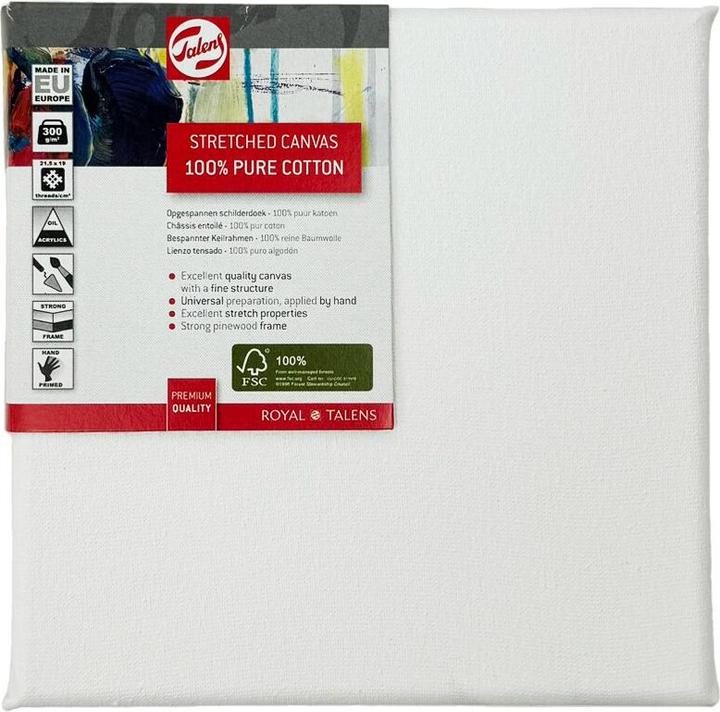 Immagine prodotto Talens Keilrahmen Baumwolle 15x15cm (15 x 15 cm)