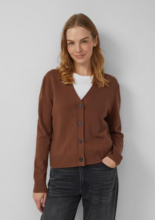 Produktbild s.Oliver Strickjacke Strick-Cardigan aus Wollmix (38)