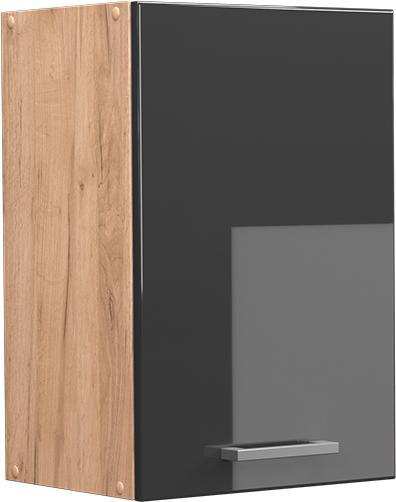 Anthrazit hochglanz, Goldkraft Eiche