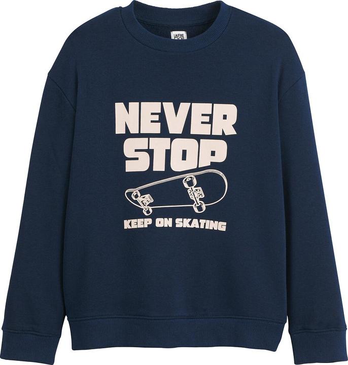 Produktbild La Redoute Collections Sweatshirt mit Rundhals und Message