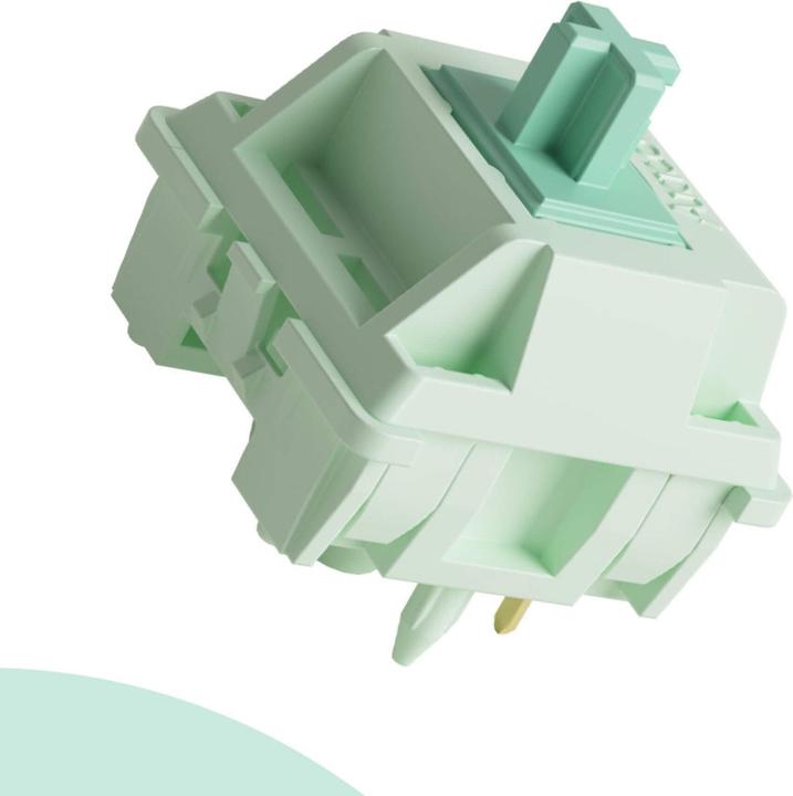 Actual product image Akko Botany Switch, mechanical, 5-pin, linear, MX-Stem, 38g - 45 pieces